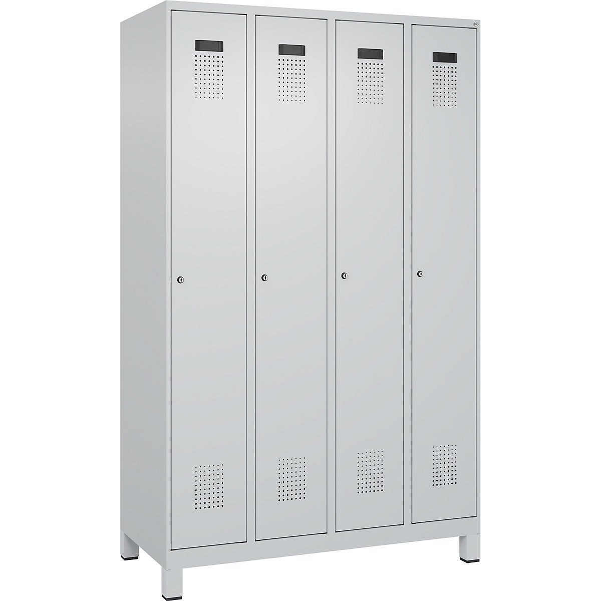 Vestiar pentru haine curate și murdare Evolo PLUS, îngust (Imagine produs 2)-1