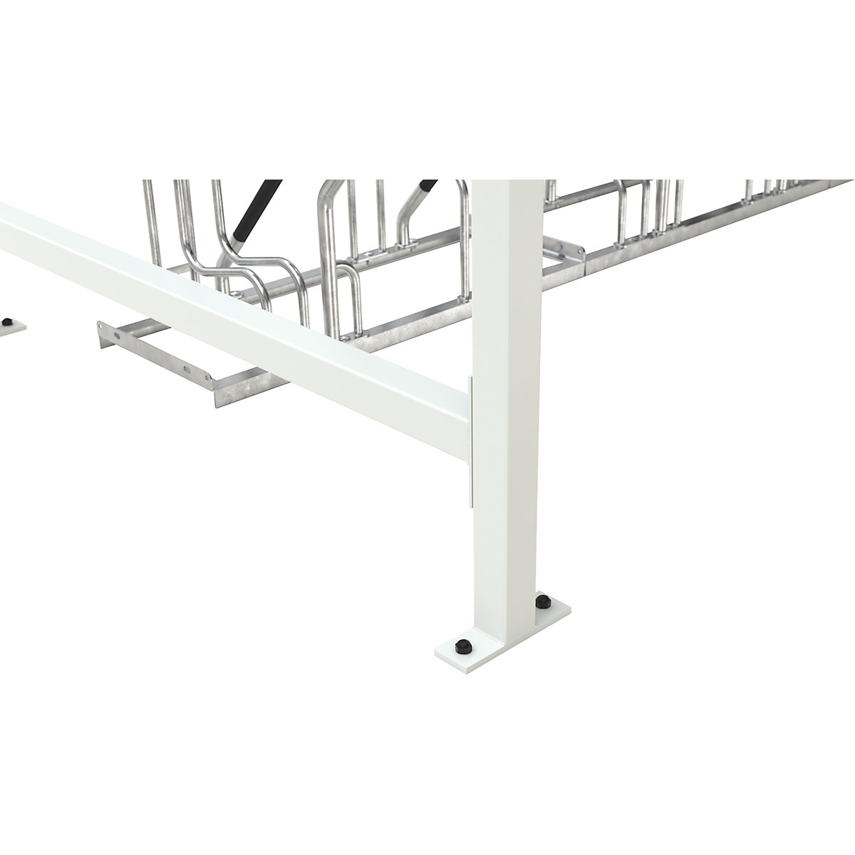 Adăpost pentru materiale Leipzig cu rastel pentru biciclete model 2300 – WSM (Imagine produs 2)-1