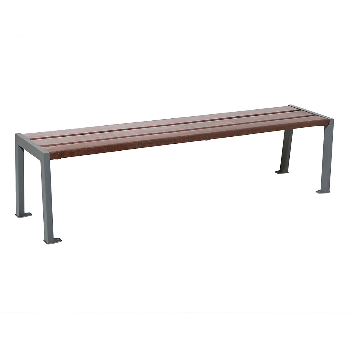 Bancă din lemn SILAOS® fără spătar – PROCITY (Imagine produs 4)-3