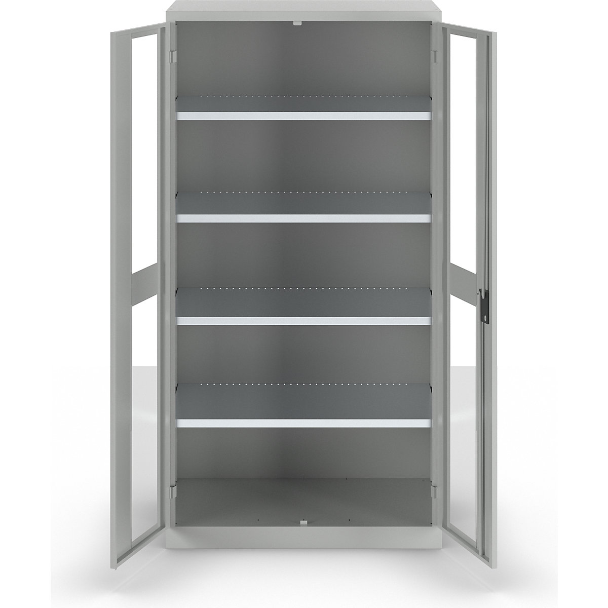 Dulap cu geam transparent, î. x lăț. x ad. 1950 x 1000 x 580 mm – LISTA (Imagine produs 2)-1