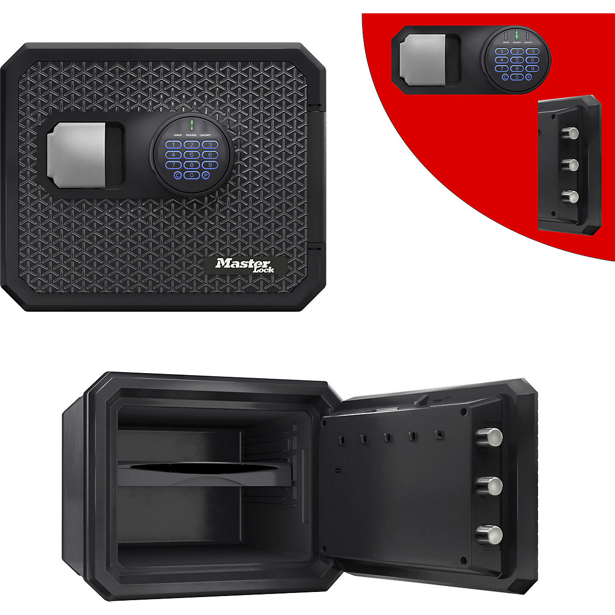 Seif de siguranță cu combinație electronică – Masterlock (Imagine produs 7)-6