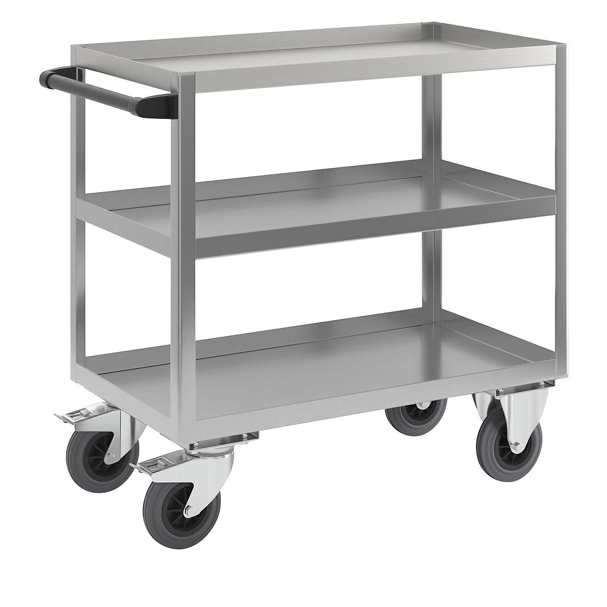Cărucior de transport din inox – eurokraft pro