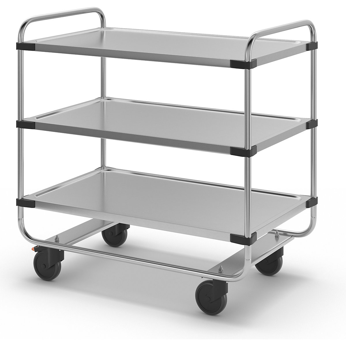 Cărucior din inox pentru servire, montat (Imagine produs 7)-6