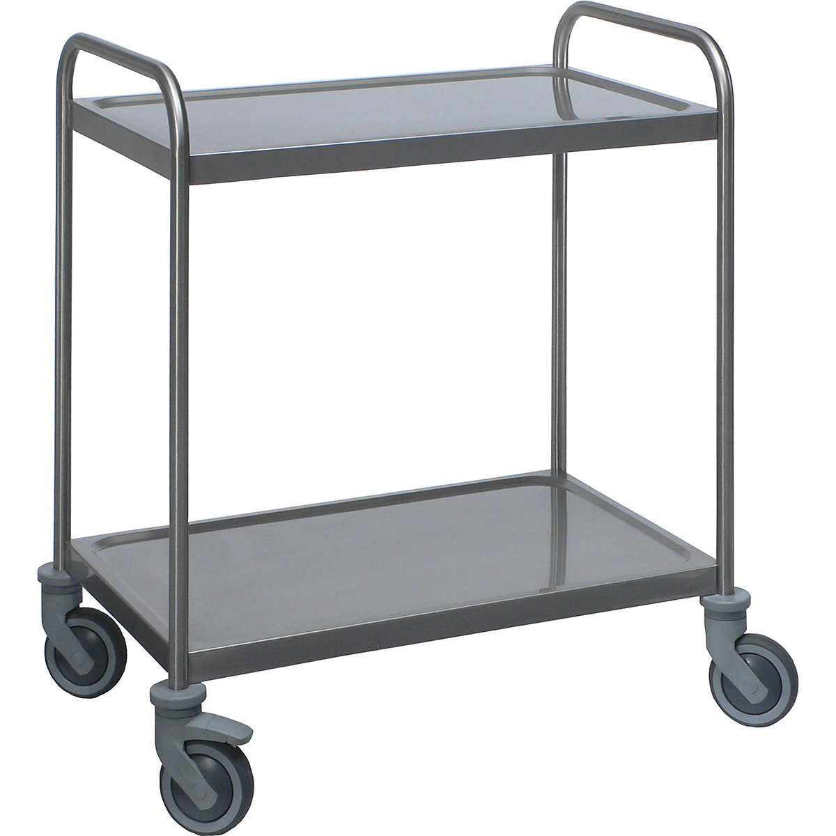 Cărucior din inox pentru servire