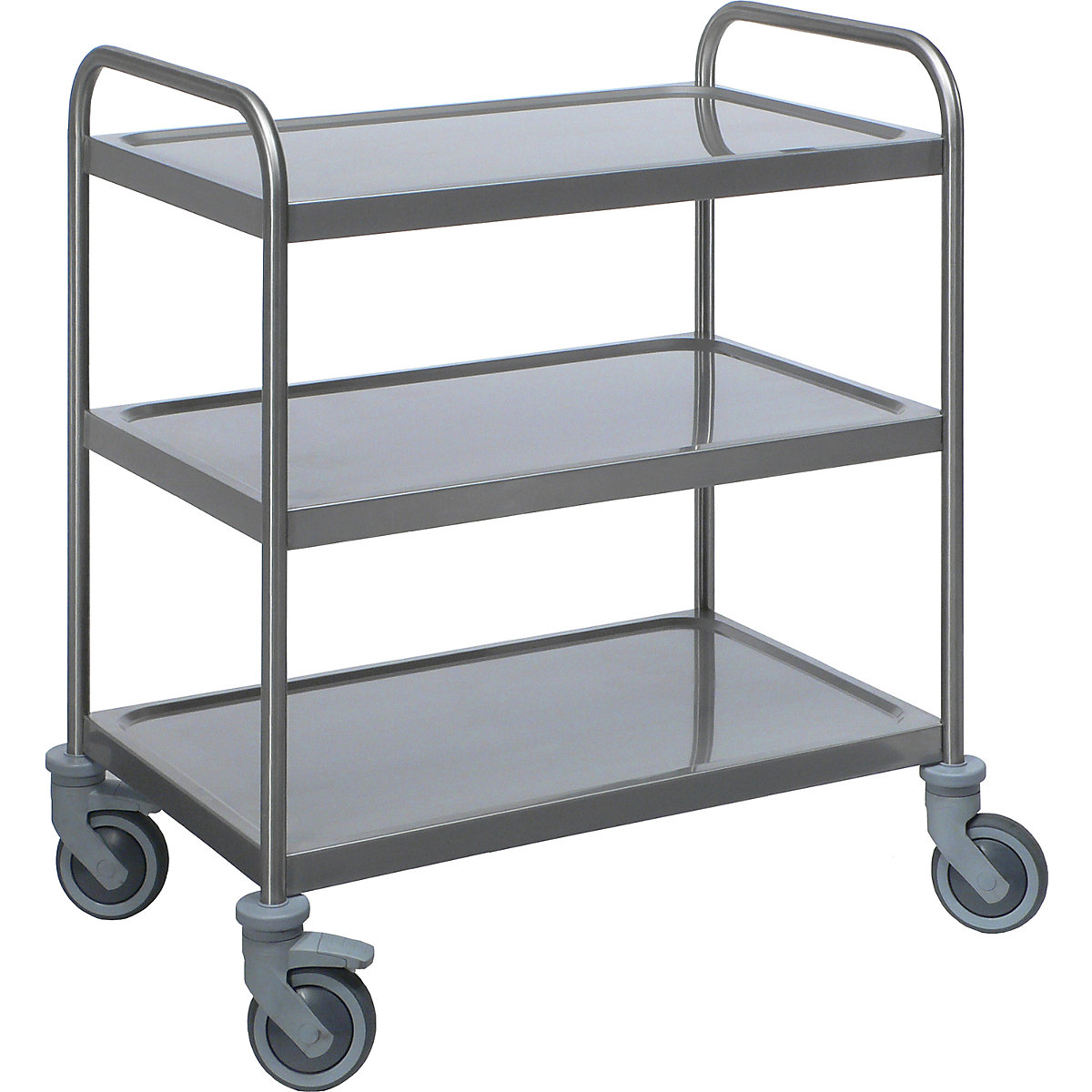 Cărucior din inox pentru servire