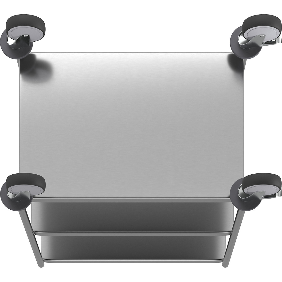 Cărucior etajat din inox, sudat – Kongamek (Imagine produs 5)-4