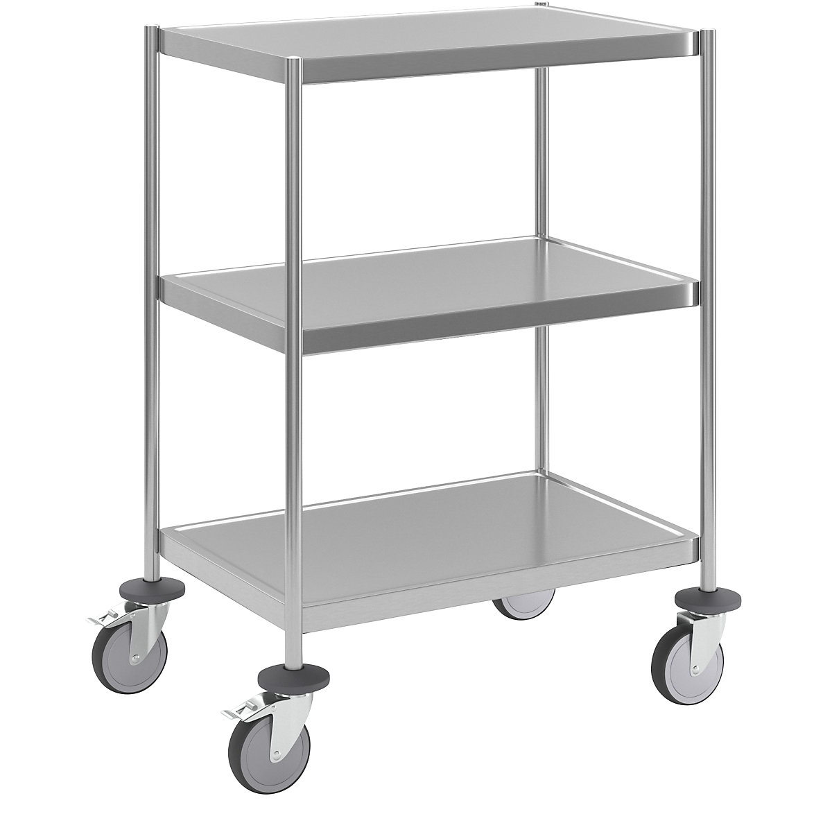 Cărucior etajat din inox, sudat – Kongamek