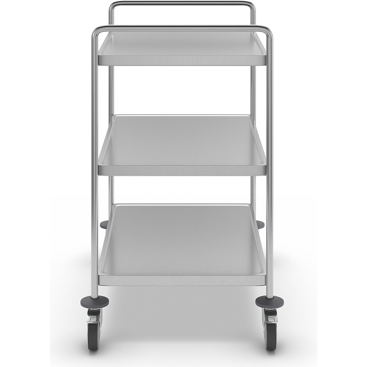 Cărucior etajat din inox, sudat – Kongamek (Imagine produs 4)-3