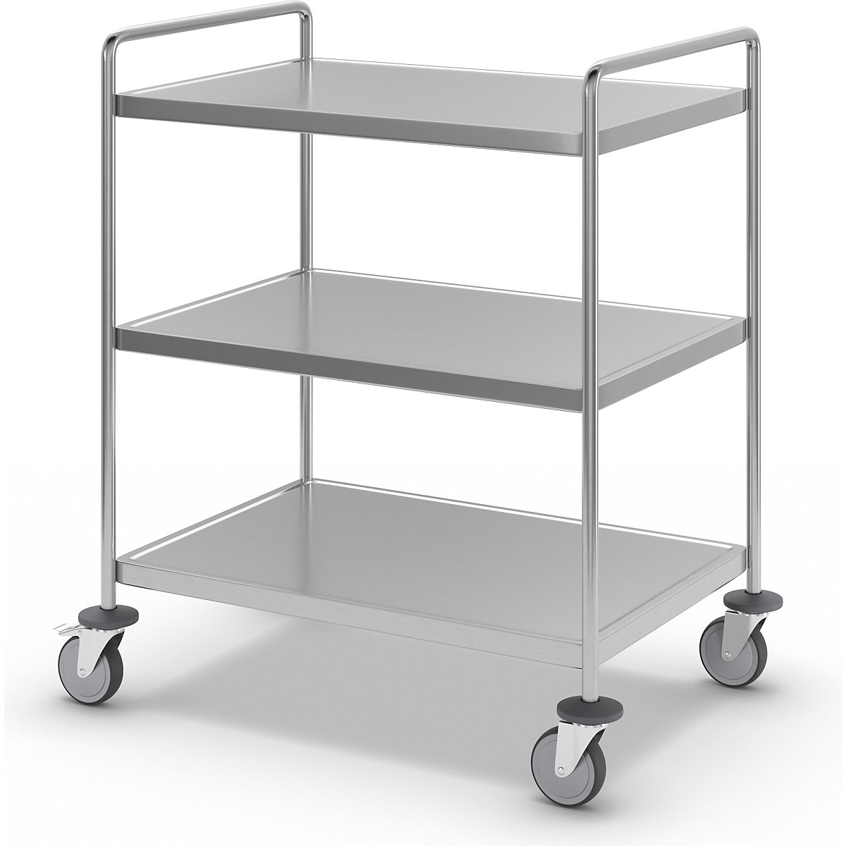 Cărucior etajat din inox, sudat – Kongamek (Imagine produs 7)-6