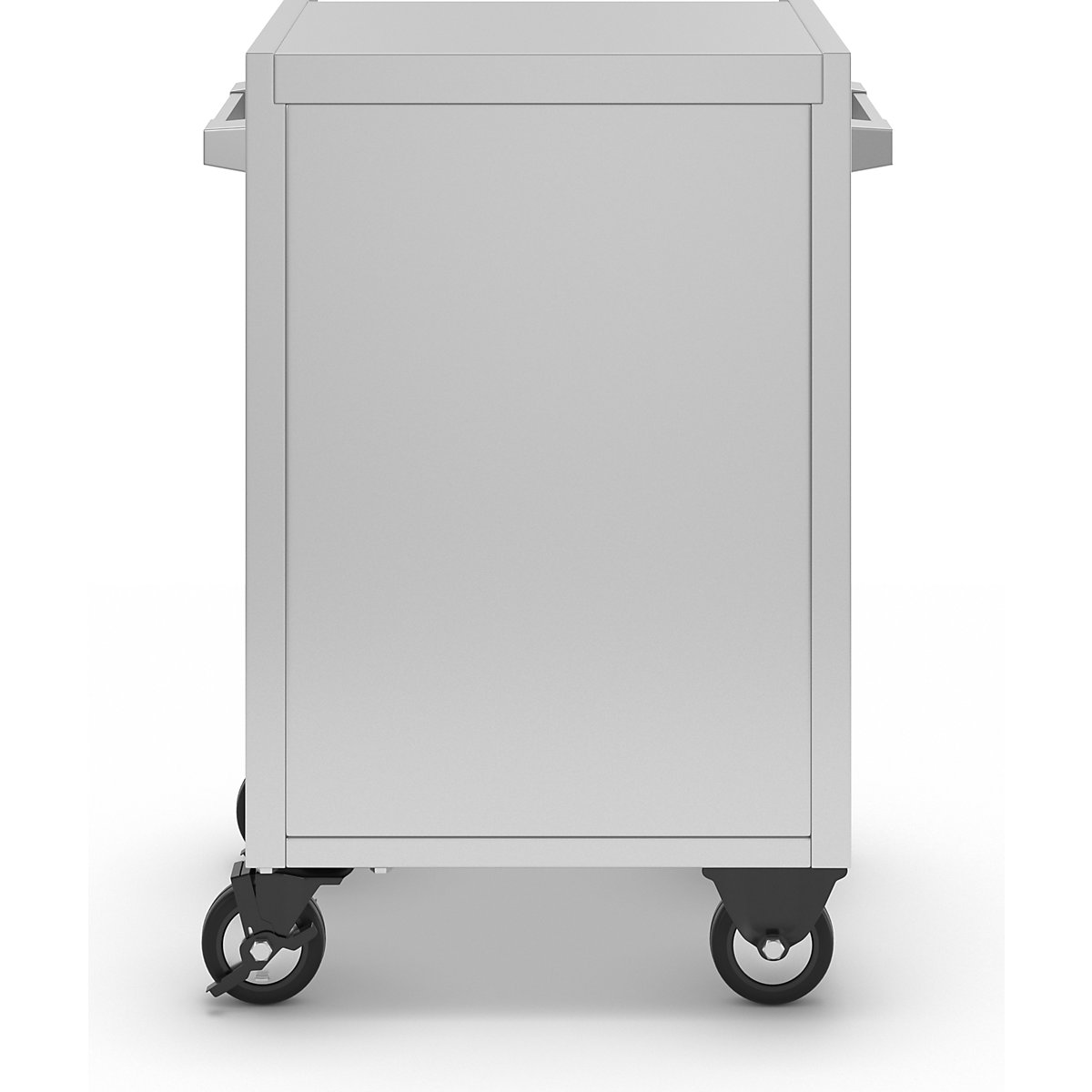 Cărucior din inox cu role și sertare (Imagine produs 6)-5