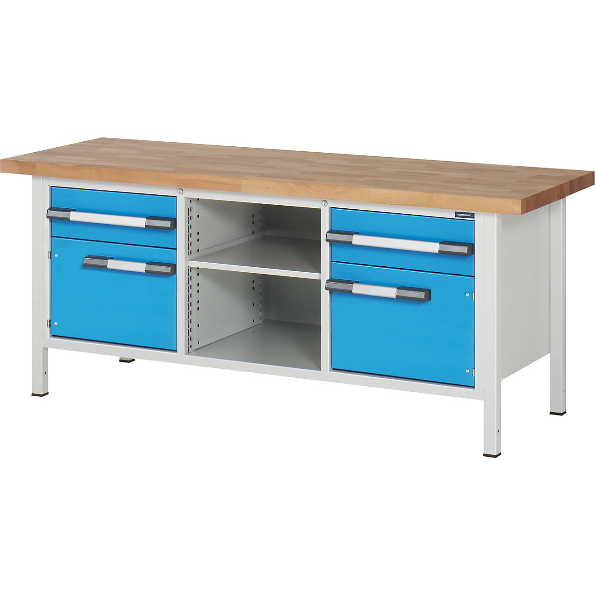 Banc de lucru, cu cadru Serie 8000 – eurokraft pro (Imagine produs 2)-1