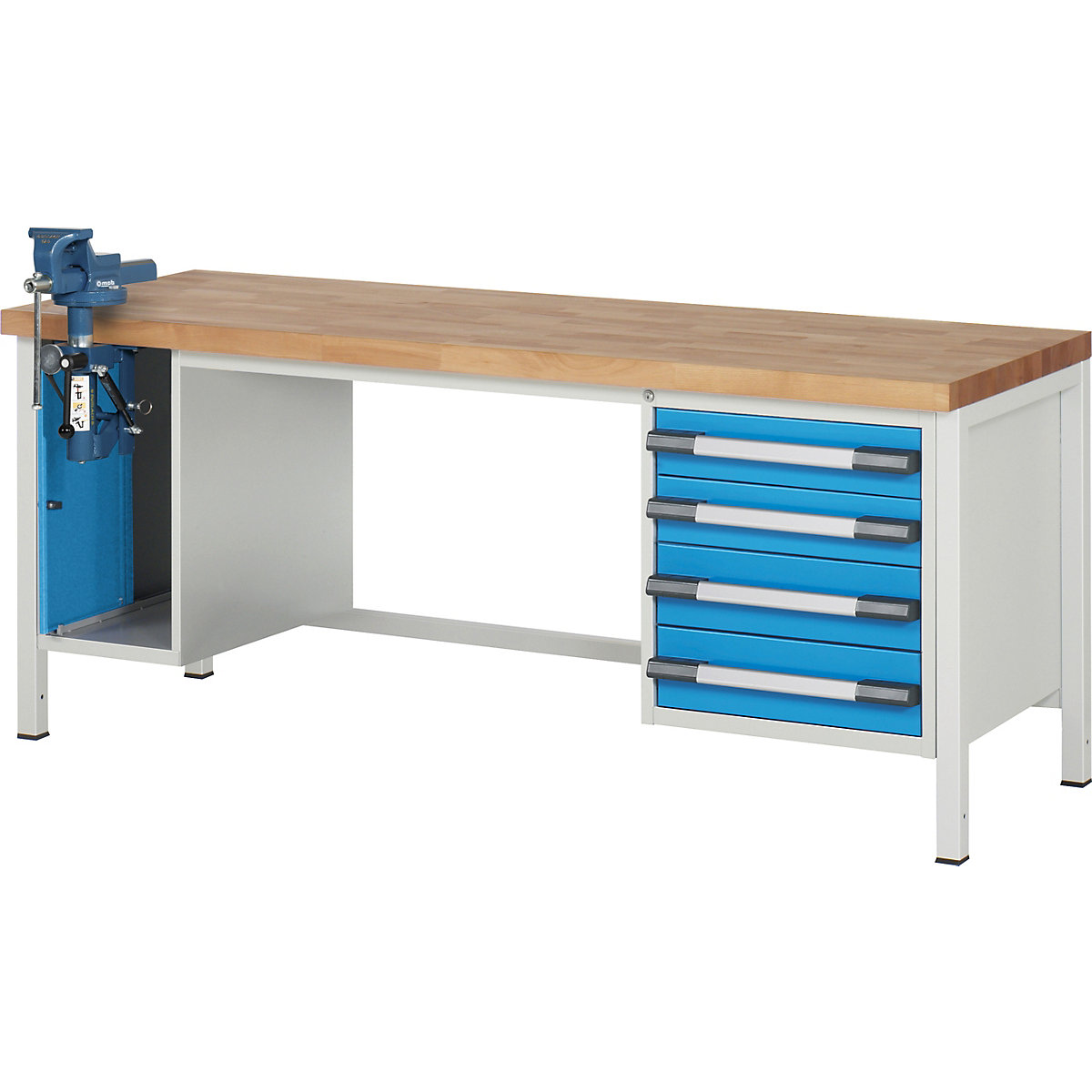 Banc de lucru, cu cadru Serie 8000 – eurokraft pro