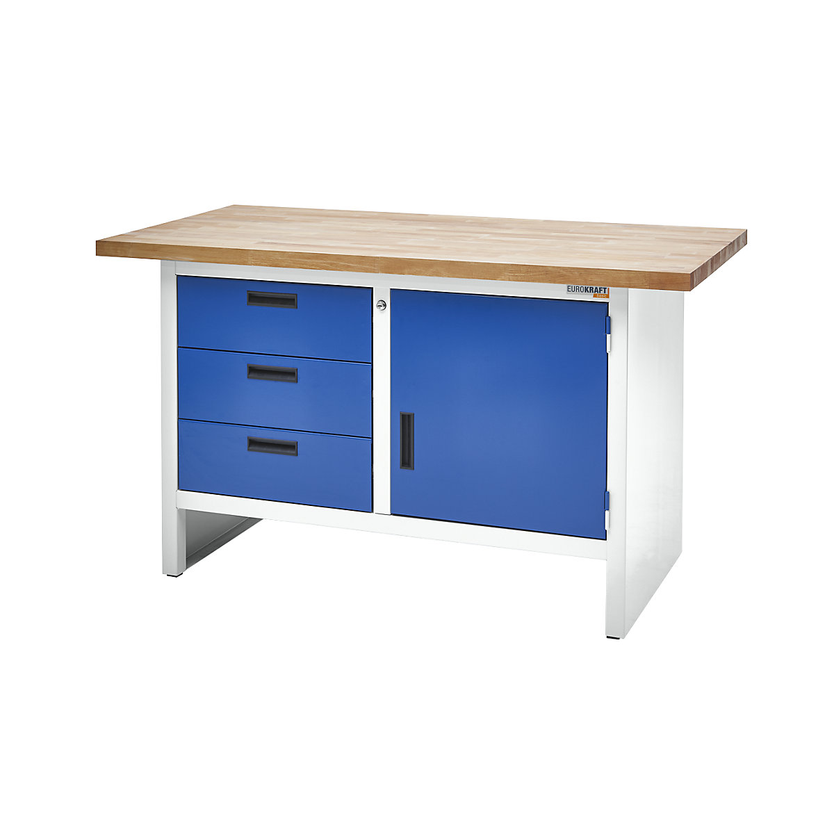 Banc de lucru cu laterale pline – eurokraft basic (Imagine produs 10)-9