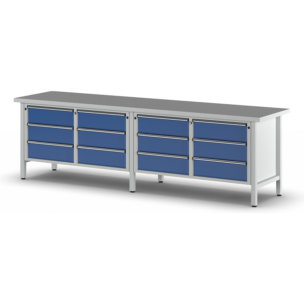 Banc de lucru lățime 2800 mm, cu cadru – ANKE (Imagine produs 7)-6