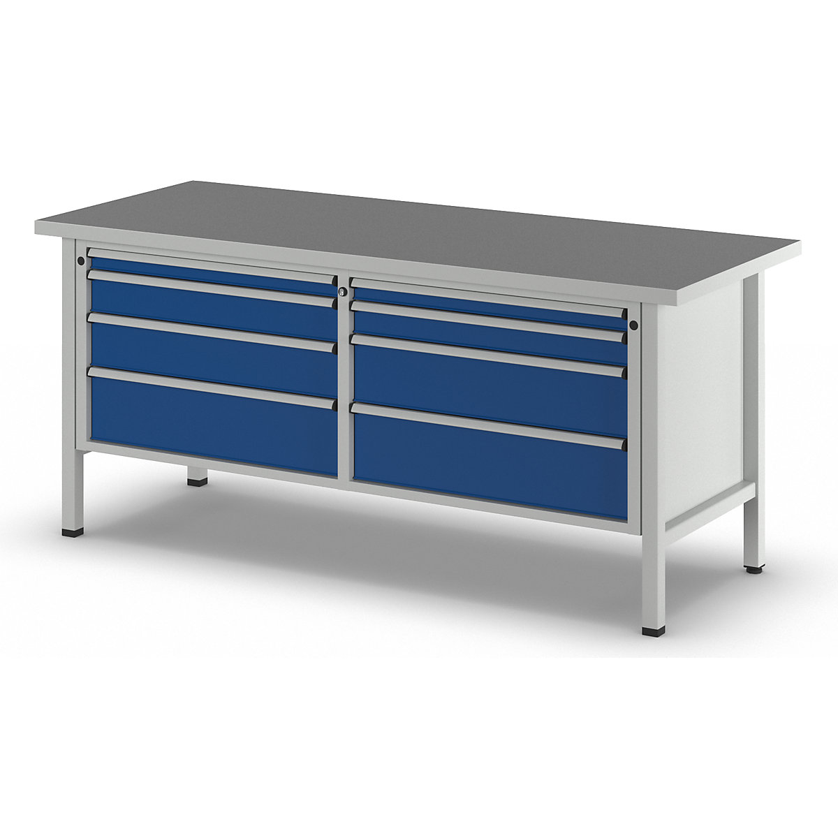 Bancuri de lucru 2000 mm lățime, cu cadru – ANKE (Imagine produs 11)-10