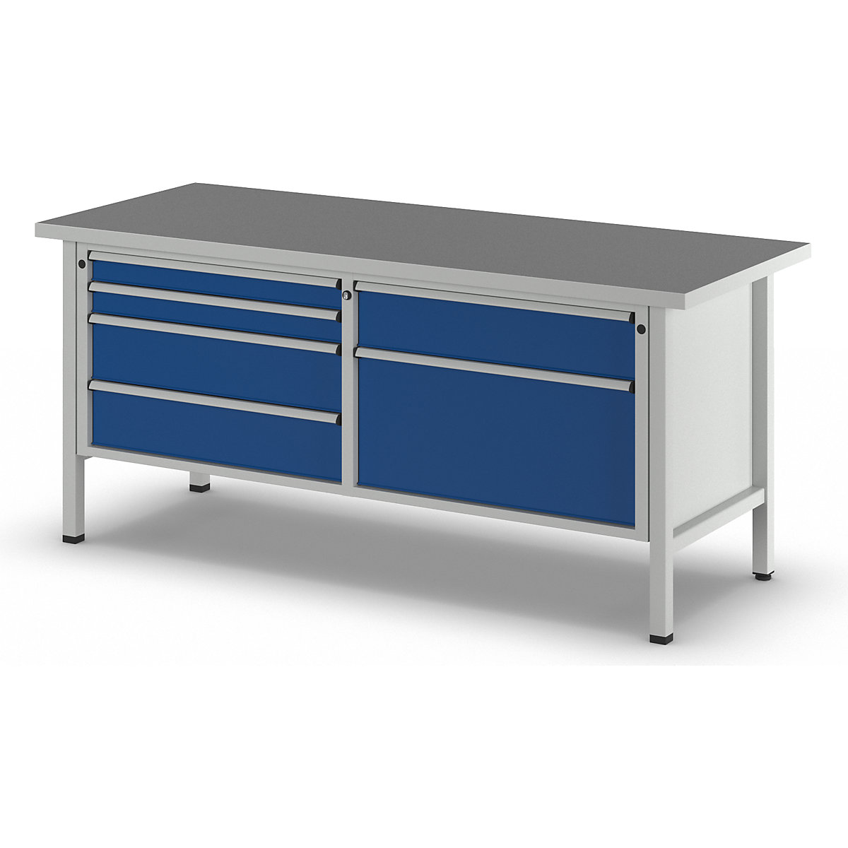 Bancuri de lucru 2000 mm lățime, cu cadru – ANKE (Imagine produs 10)-9