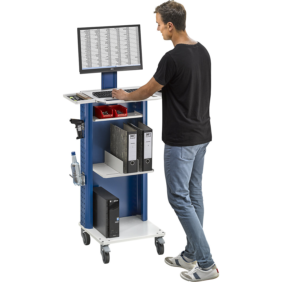 Cărucior pentru laptop / echipamente – ANKE (Imagine produs 3)-2