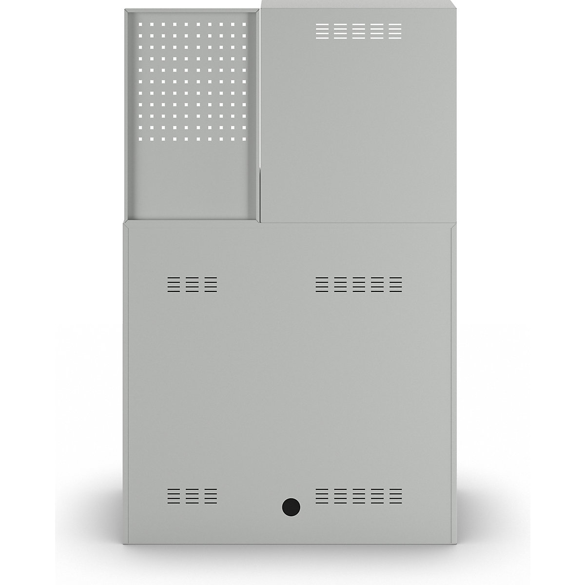 Stație de lucru pentru calculator, tablă de oțel – eurokraft pro (Imagine produs 6)-5