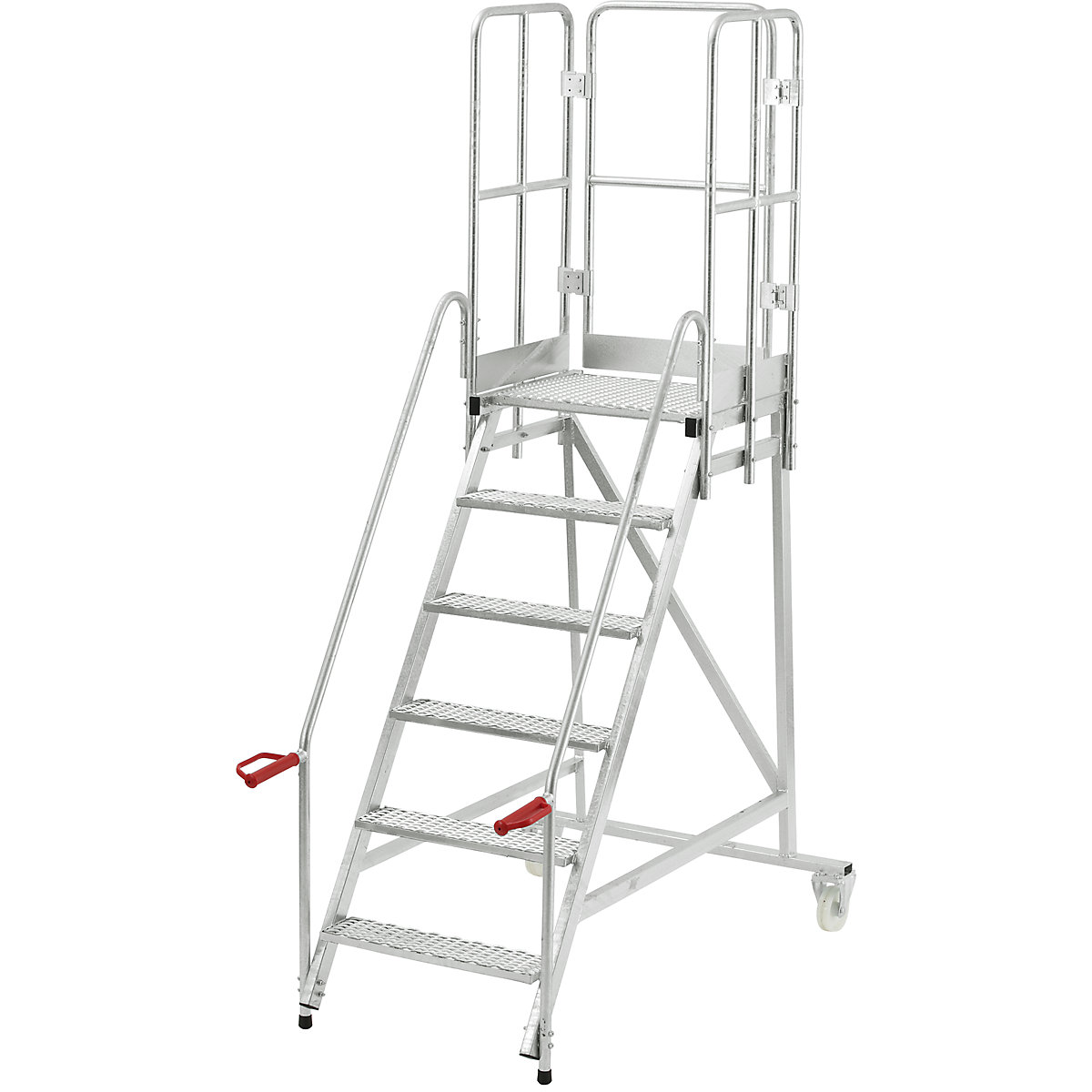 Scară mobilă cu podest – eurokraft pro (Imagine produs 8)-7