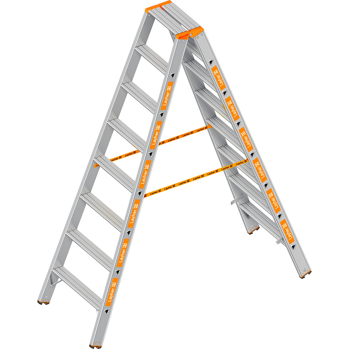Scară dublă cu trepte – Layher