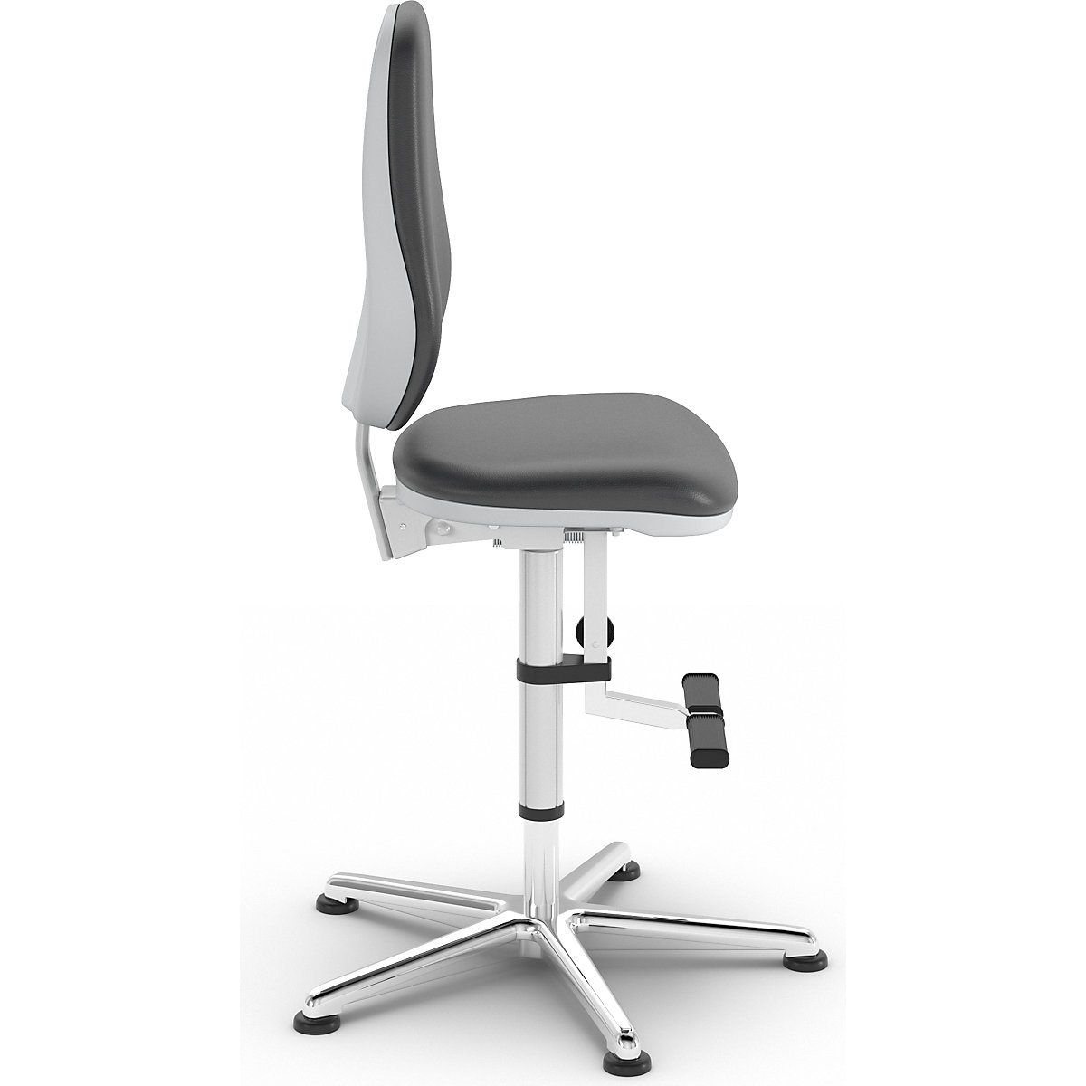 Scaun rotativ de atelier pentru cameră sterilă – bimos (Imagine produs 4)-3