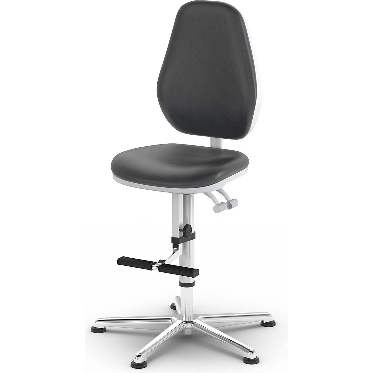 Scaun rotativ de atelier pentru cameră sterilă – bimos (Imagine produs 6)-5