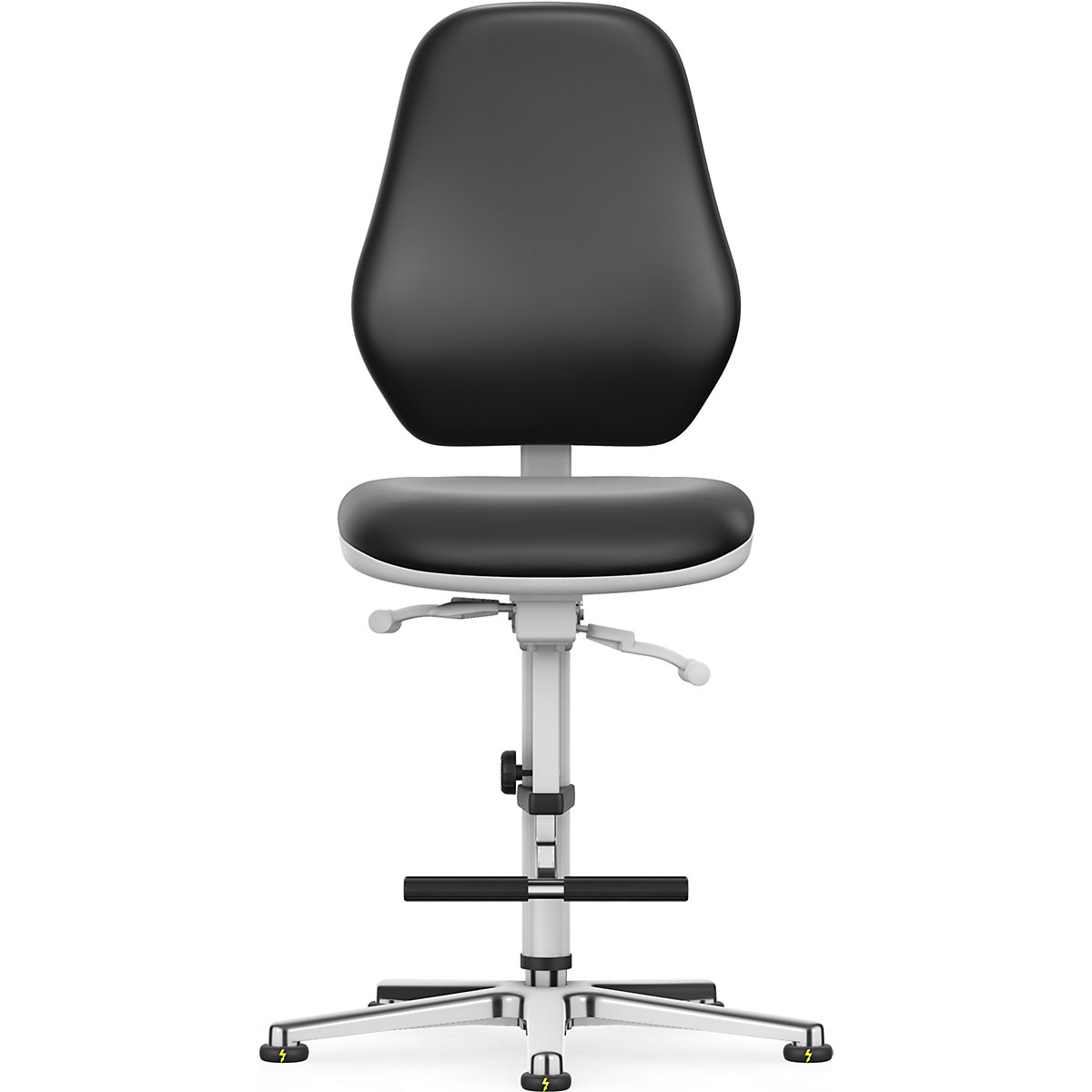 Scaun rotativ de atelier pentru cameră sterilă – bimos (Imagine produs 7)-6