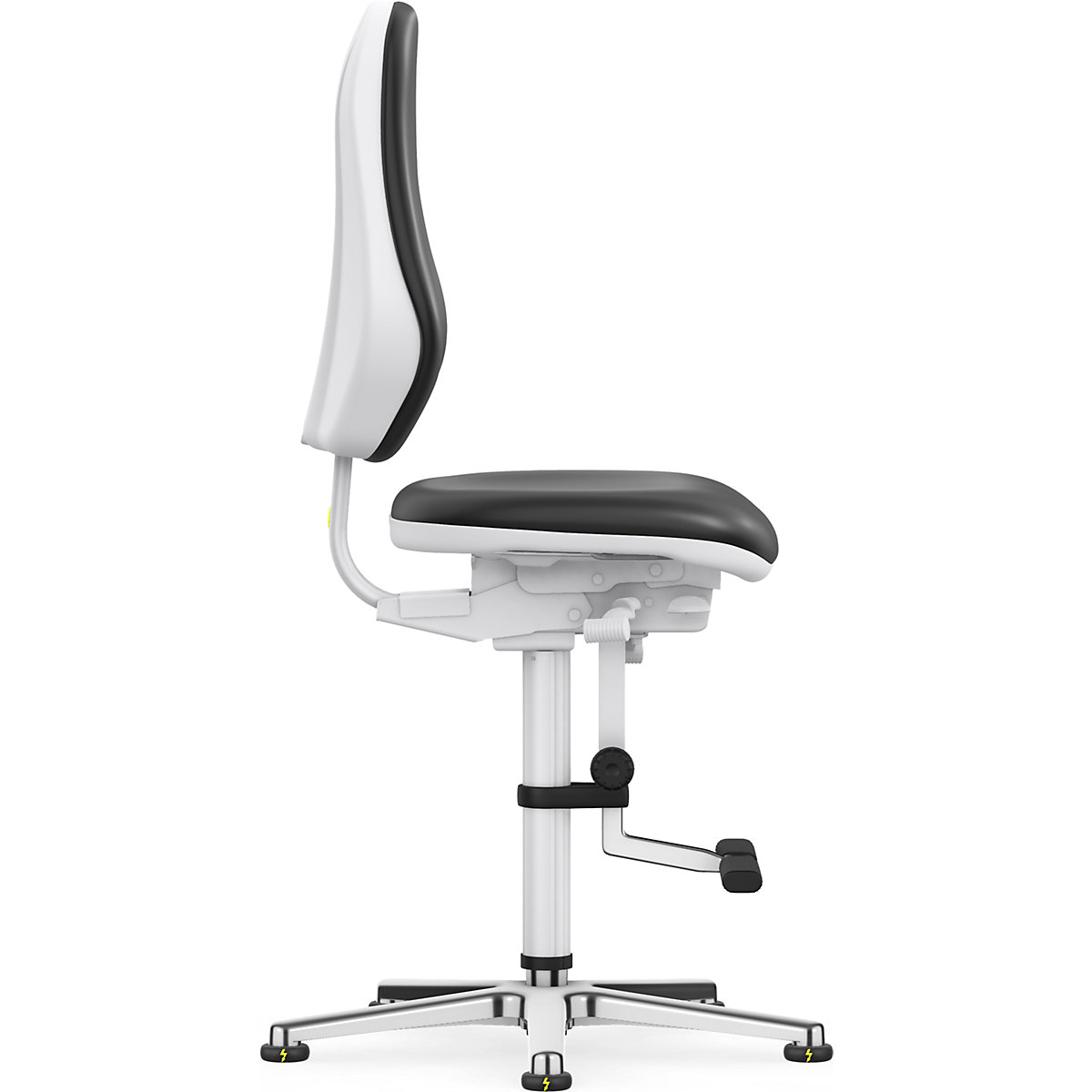 Scaun rotativ de atelier pentru cameră sterilă – bimos (Imagine produs 8)-7