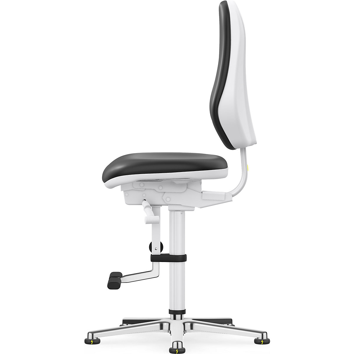Scaun rotativ de atelier pentru cameră sterilă – bimos (Imagine produs 9)-8