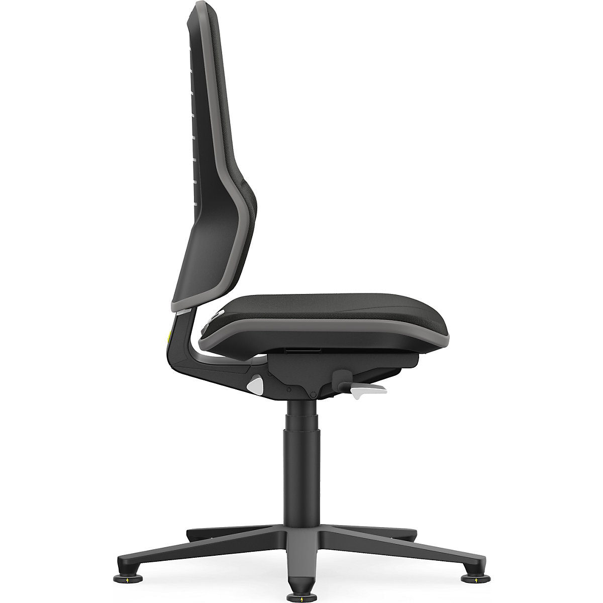 Scaun rotativ de lucru NEON ESD, glisoare – bimos (Imagine produs 3)-2
