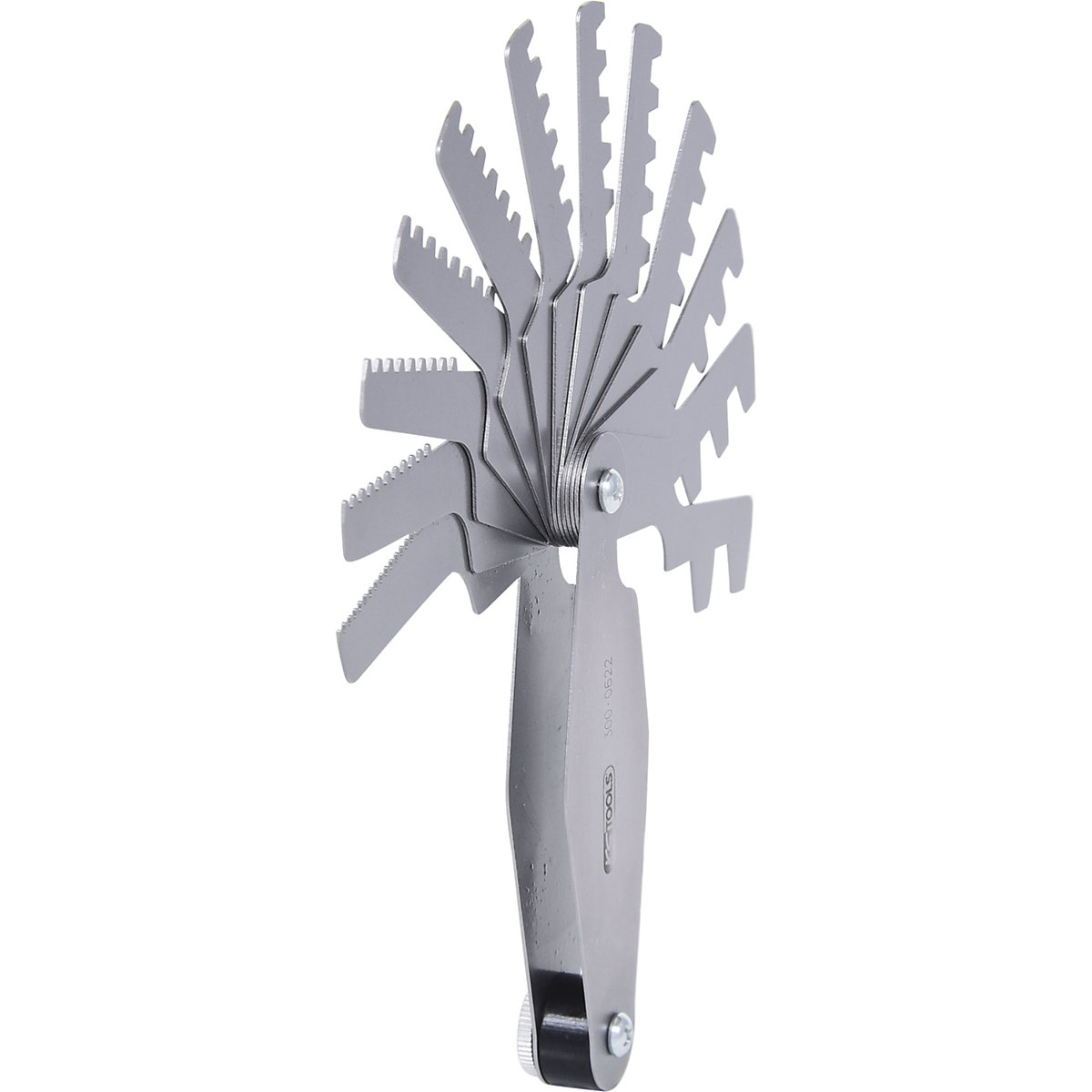 Leră trapezoidală din oțel pentru filete – KS Tools (Imagine produs 3)-2