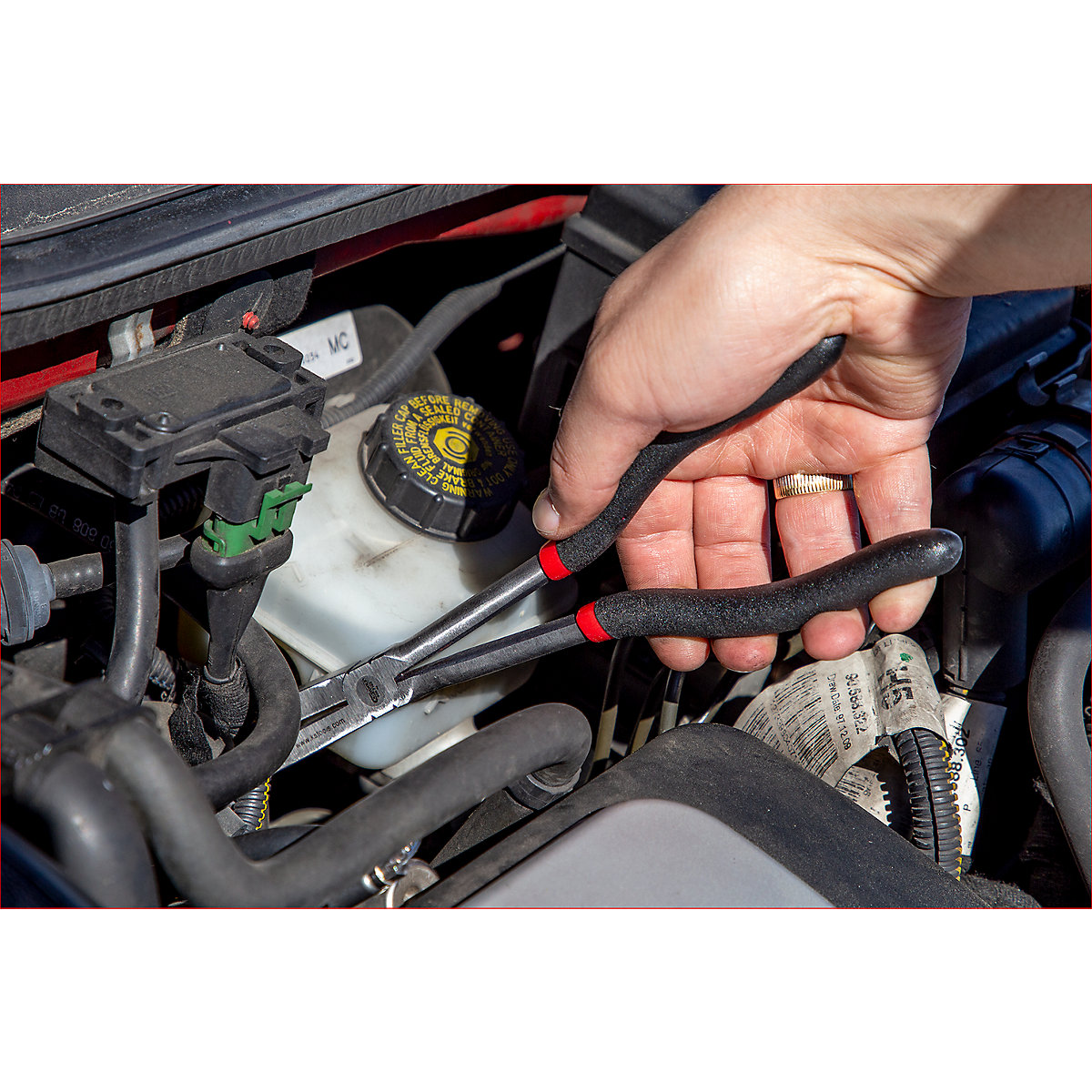 Clește plat cu articulație dublă XL – KS Tools (Imagine produs 2)-1