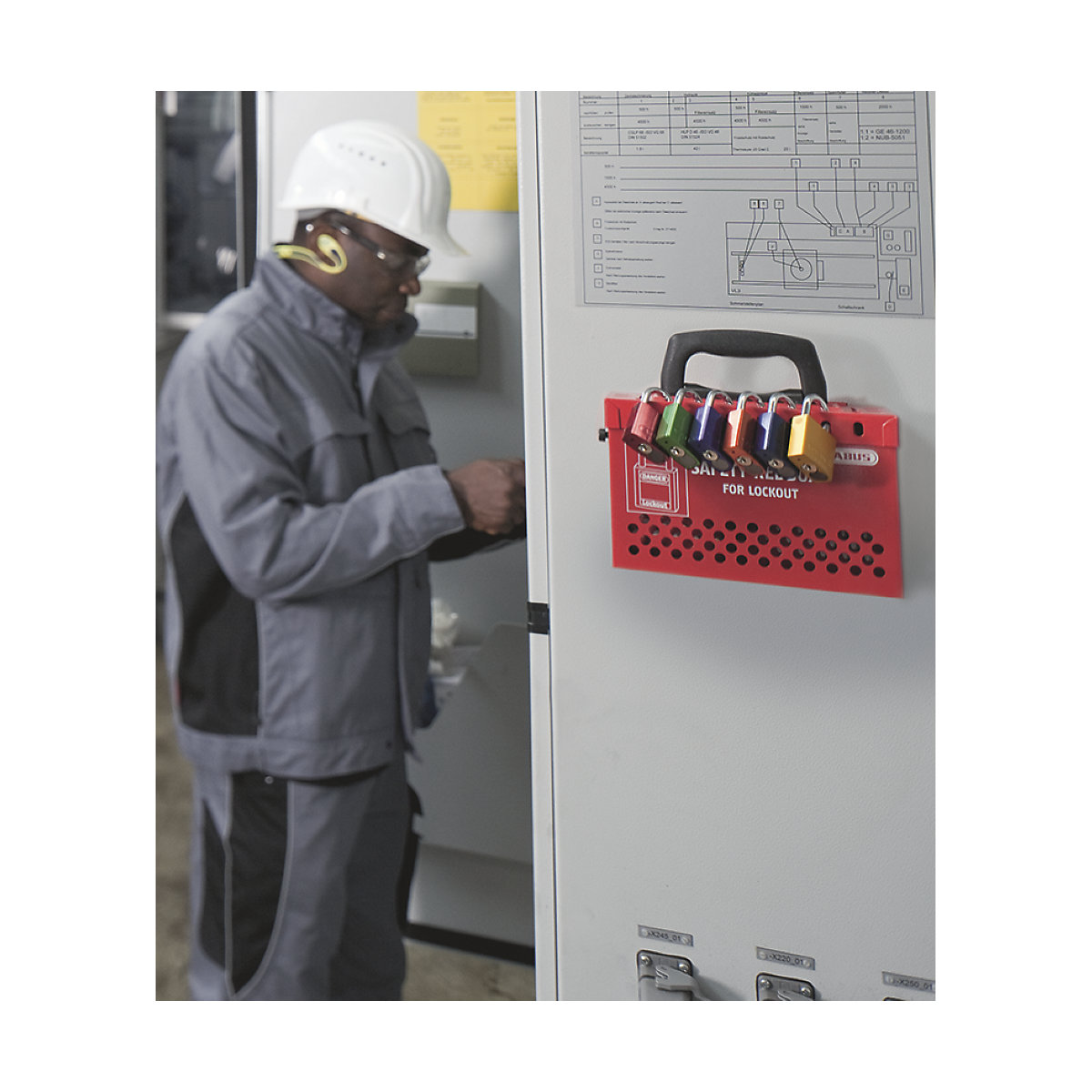 Škatla za skupinsko zaklepanje Safety Redbox B835 – ABUS (Slika izdelka 2)-1