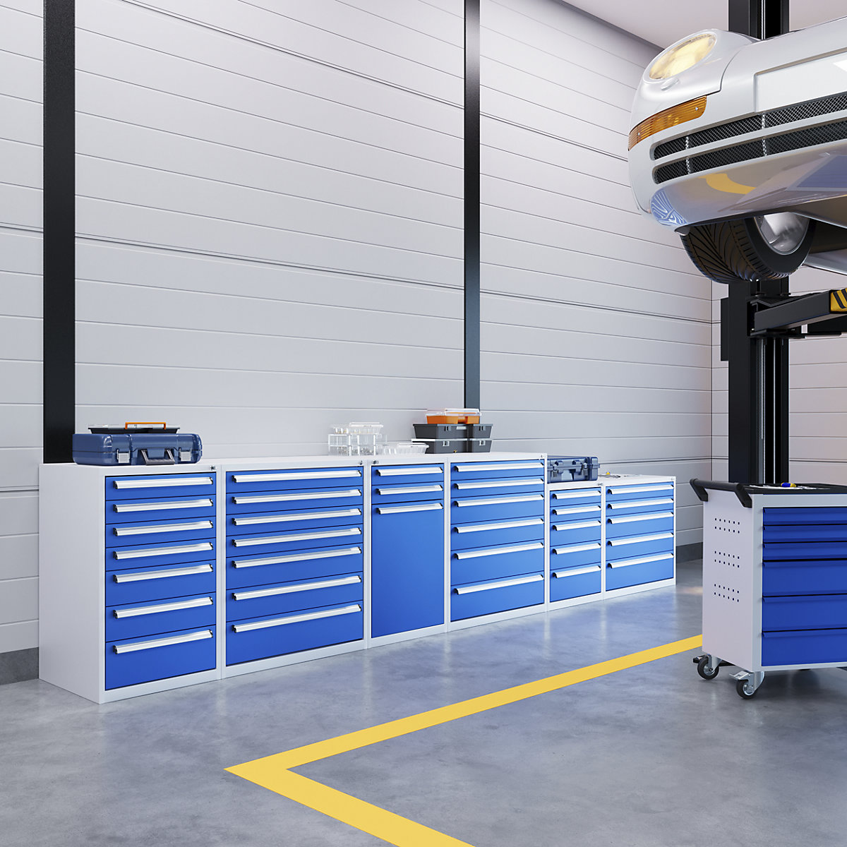 Predalnik za orodje – eurokraft basic (Slika izdelka 5)-4