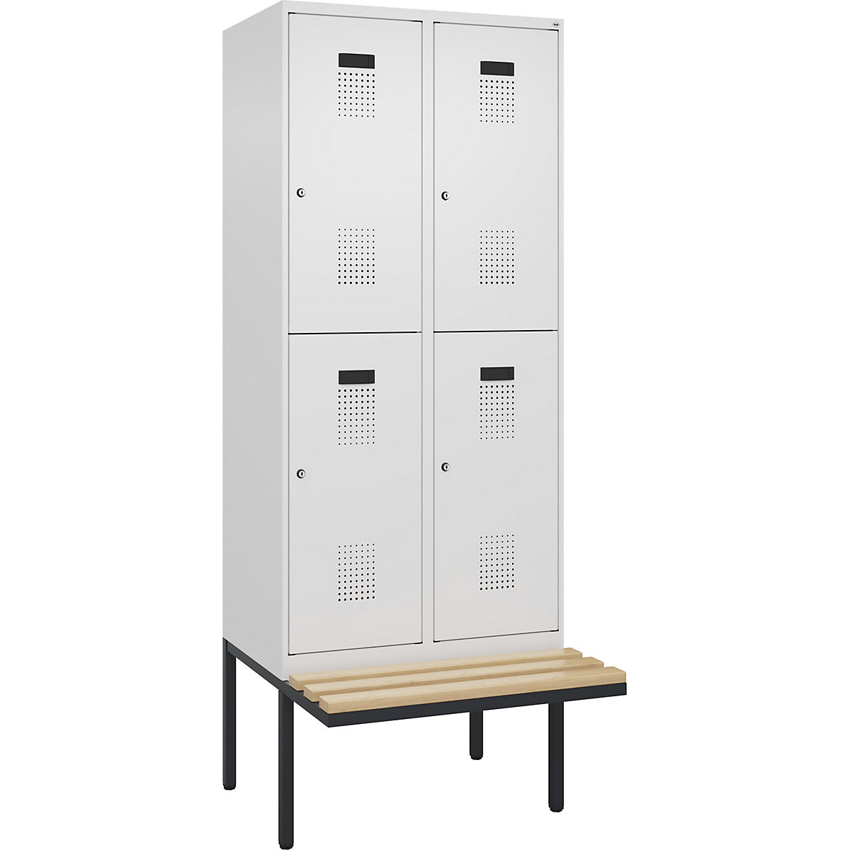 Dvonadstropna garderobna omara s klopjo Evolo PLUS (Slika izdelka 2)-1