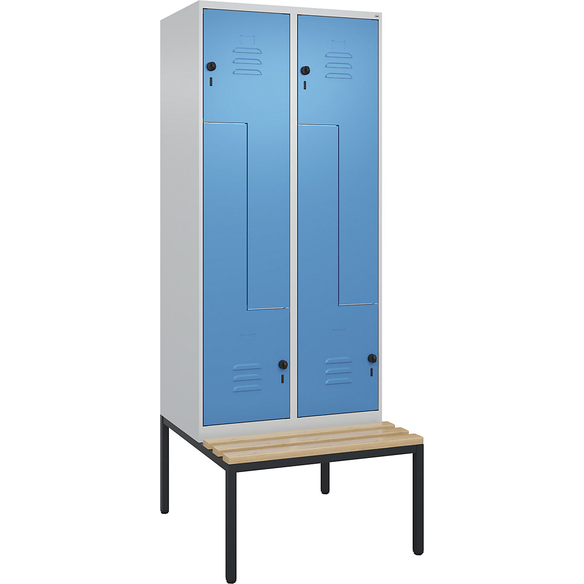 Garderobna Z-omara s klopjo Classic PLUS – C+P (Slika izdelka 4)-3