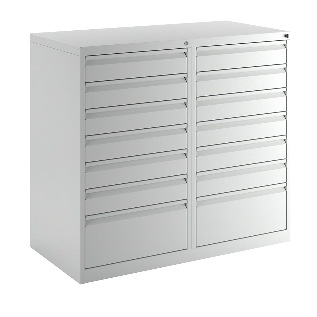 Zásuvková skříň, ocel – eurokraft basic