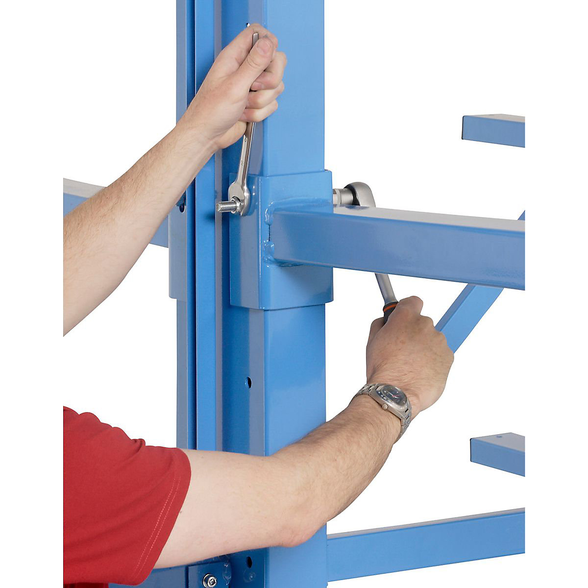 Medium Duty Single-Sided Cantilever Racking Starter System (Product illustration 3)-2