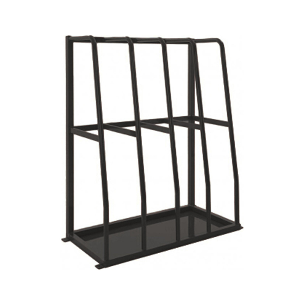 Medium-Duty Vertical Storage Racks, Medium-Duty Vertical Storage Racks, Medium-Duty Vertical Storage Racking | 1500h x 1200w x 600d mm | 4 Bays | RAL9005 Black-0