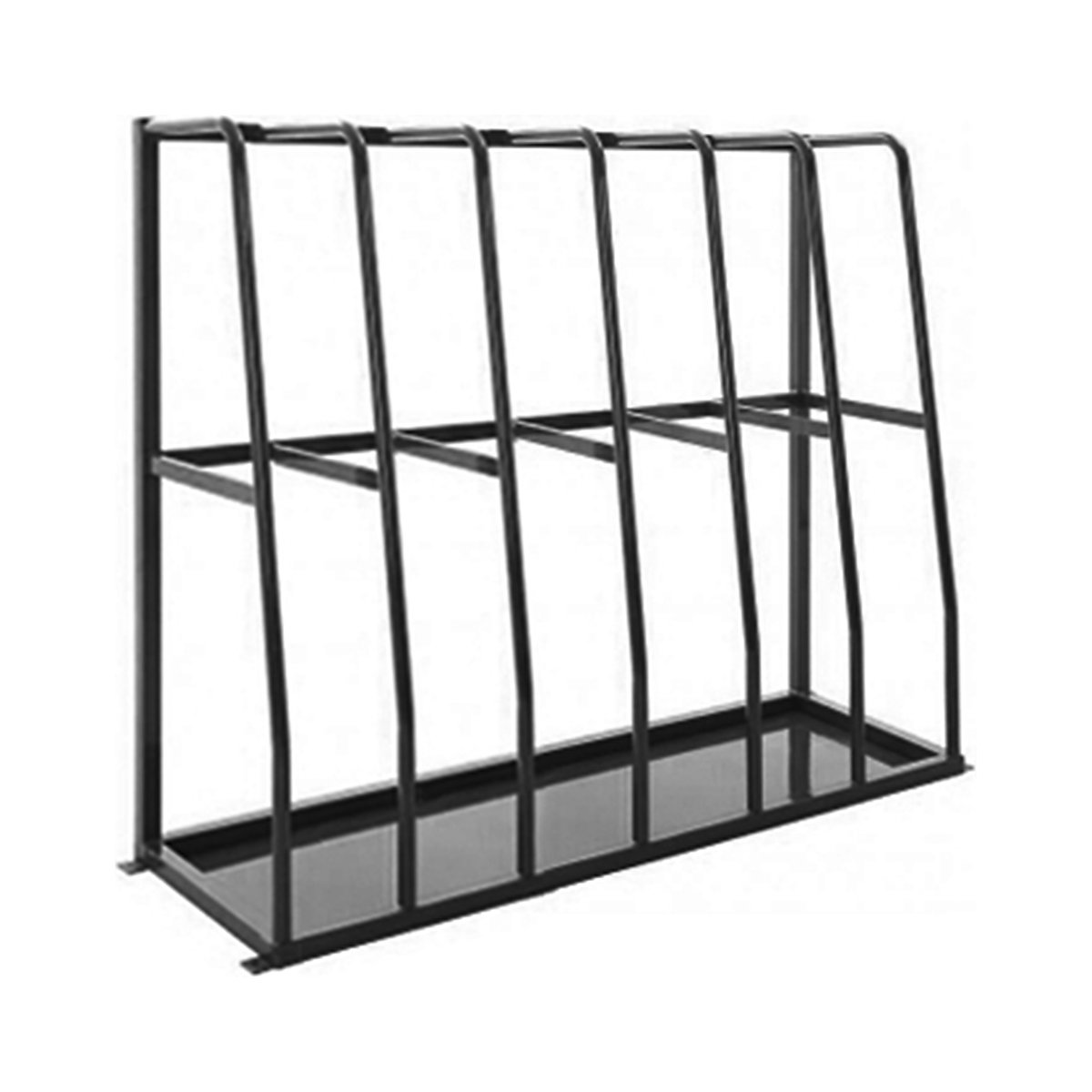 Medium-Duty Vertical Storage Racks, Medium-Duty Vertical Storage Racks, Medium-Duty Vertical Storage Racking | 1500h x 1780w x 600d mm | 6 Bays | RAL9005 Black-0