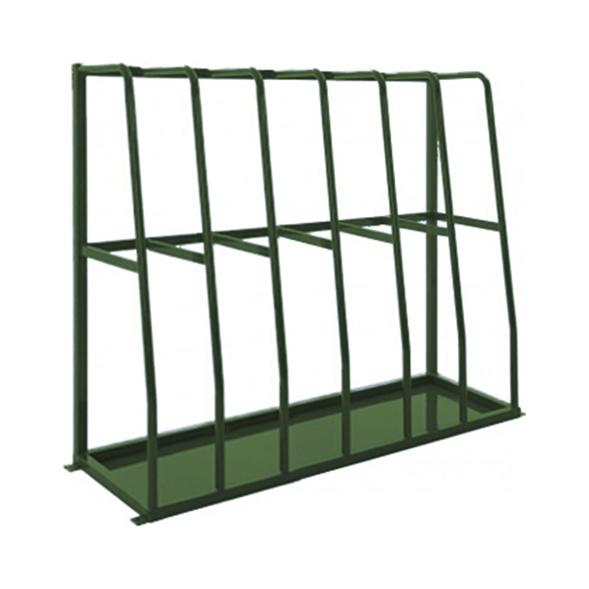 Medium-Duty Vertical Storage Racks, Medium-Duty Vertical Storage Racks, Medium-Duty Vertical Storage Racking | 1500h x 1780w x 600d mm | 6 Bays | BS14C39 Green-0