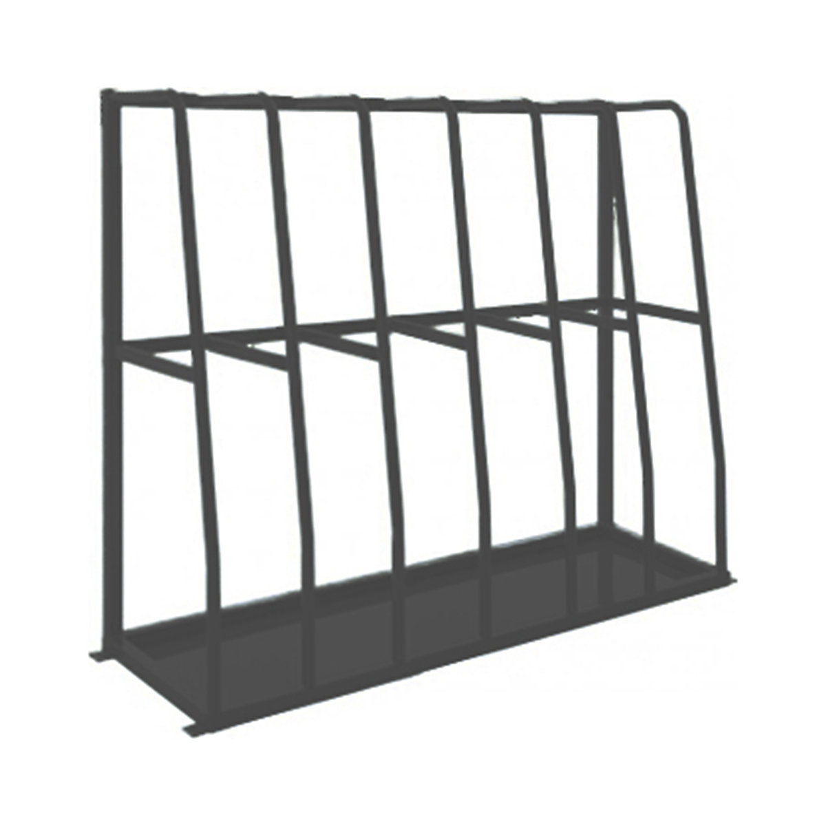 Medium-Duty Vertical Storage Racks, Medium-Duty Vertical Storage Racks, Medium-Duty Vertical Storage Racking | 1500h x 1780w x 600d mm | 6 Bays | RAL7016 Dark Grey-0