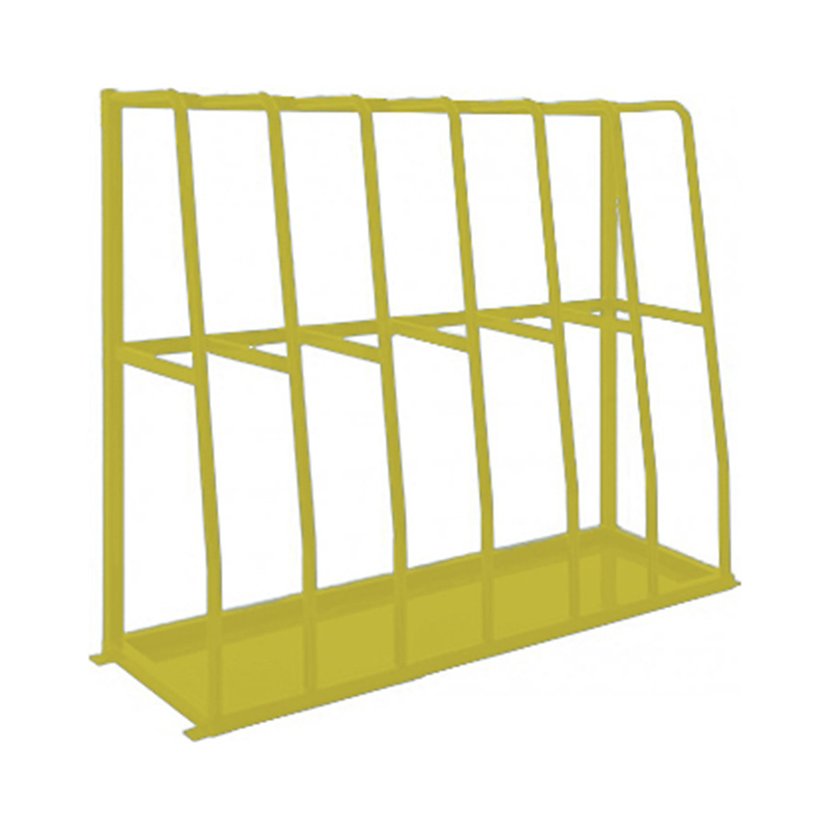 Medium-Duty Vertical Storage Racks, Medium-Duty Vertical Storage Racks, Medium-Duty Vertical Storage Racking | 1500h x 1780w x 600d mm | 6 Bays | BS08E51 Yellow-0