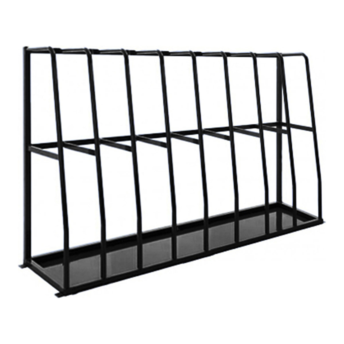 Medium-Duty Vertical Storage Racks, Medium-Duty Vertical Storage Racks, Medium-Duty Vertical Storage Racking | 1500h x 2360w x 600d mm | 8 Bays | RAL9005 Black-0