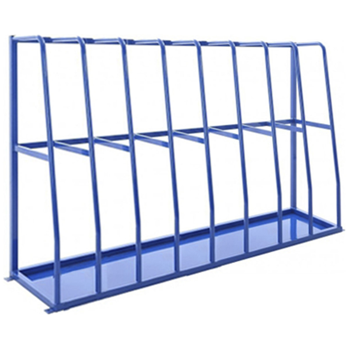 Medium-Duty Vertical Storage Racks, Medium-Duty Vertical Storage Racks, Medium-Duty Vertical Storage Racking | 1500h x 2360w x 600d mm | 8 Bays | RAL5010 Blue-0