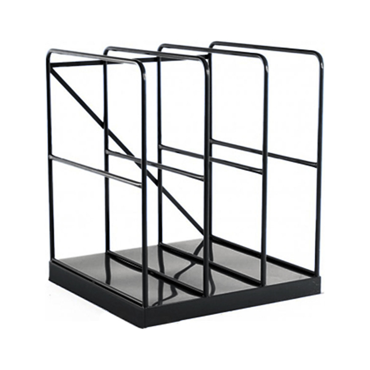 Vertical Sheet Racks with Solid Base, Vertical Sheet Racks with Solid Base, Vertical Sheet Rack with Solid Base| 1200h x 1080w x 1015d mm |RAL9005 Black-0