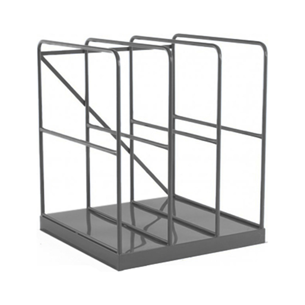 Vertical Sheet Racks with Solid Base, Vertical Sheet Racks with Solid Base, Vertical Sheet Rack with Solid Base| 1200h x 1080w x 1015d mm |RAL7016 Dark Grey-0