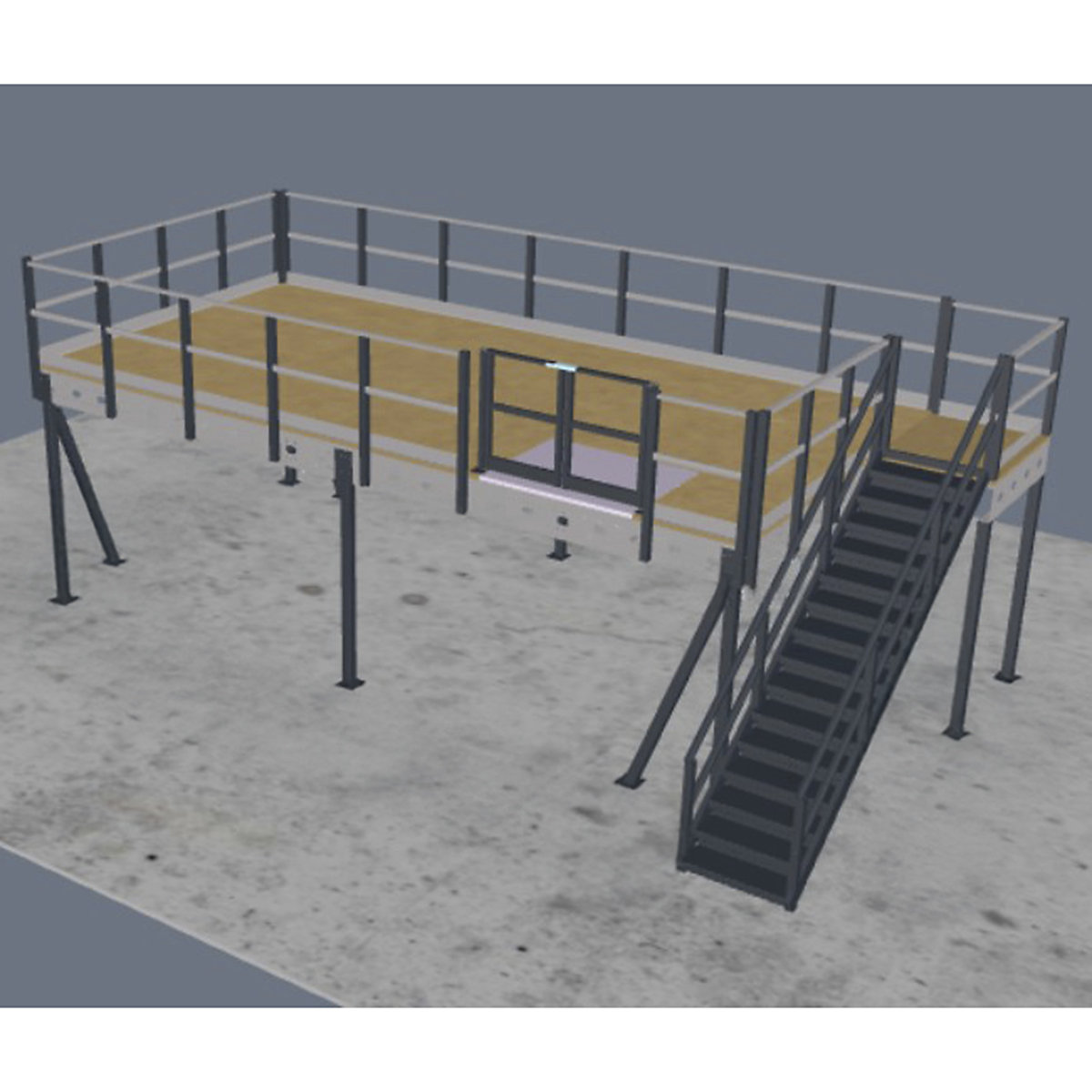 BiGDUG Mezzanine Floor Kit, BiGDUG Mezzanine Floor Kit, BiGDUG Mezzanine Floor Kit | 2500h x 9416w x 4021d mm | 35m2-0