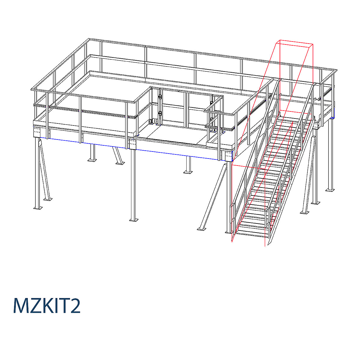 BiGDUG Mezzanine Floor Kit (Product illustration 3)-2