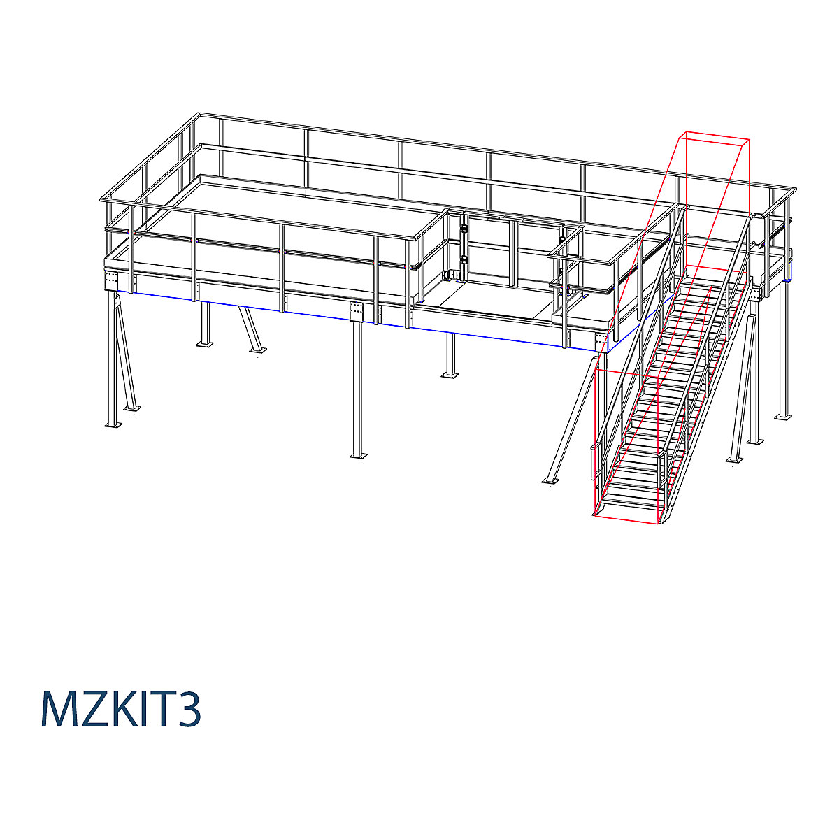 BiGDUG Mezzanine Floor Kit (Product illustration 4)-3